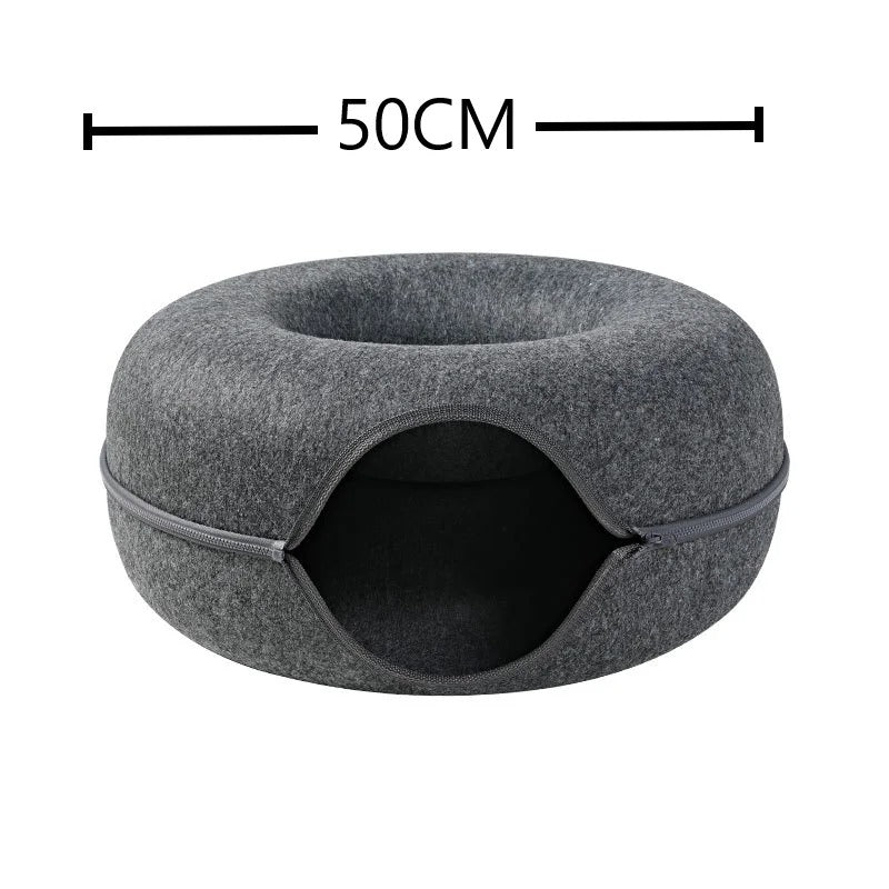 Cat Donut Tunnel Bed