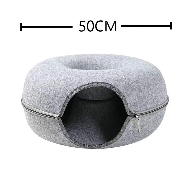 Cat Donut Tunnel Bed